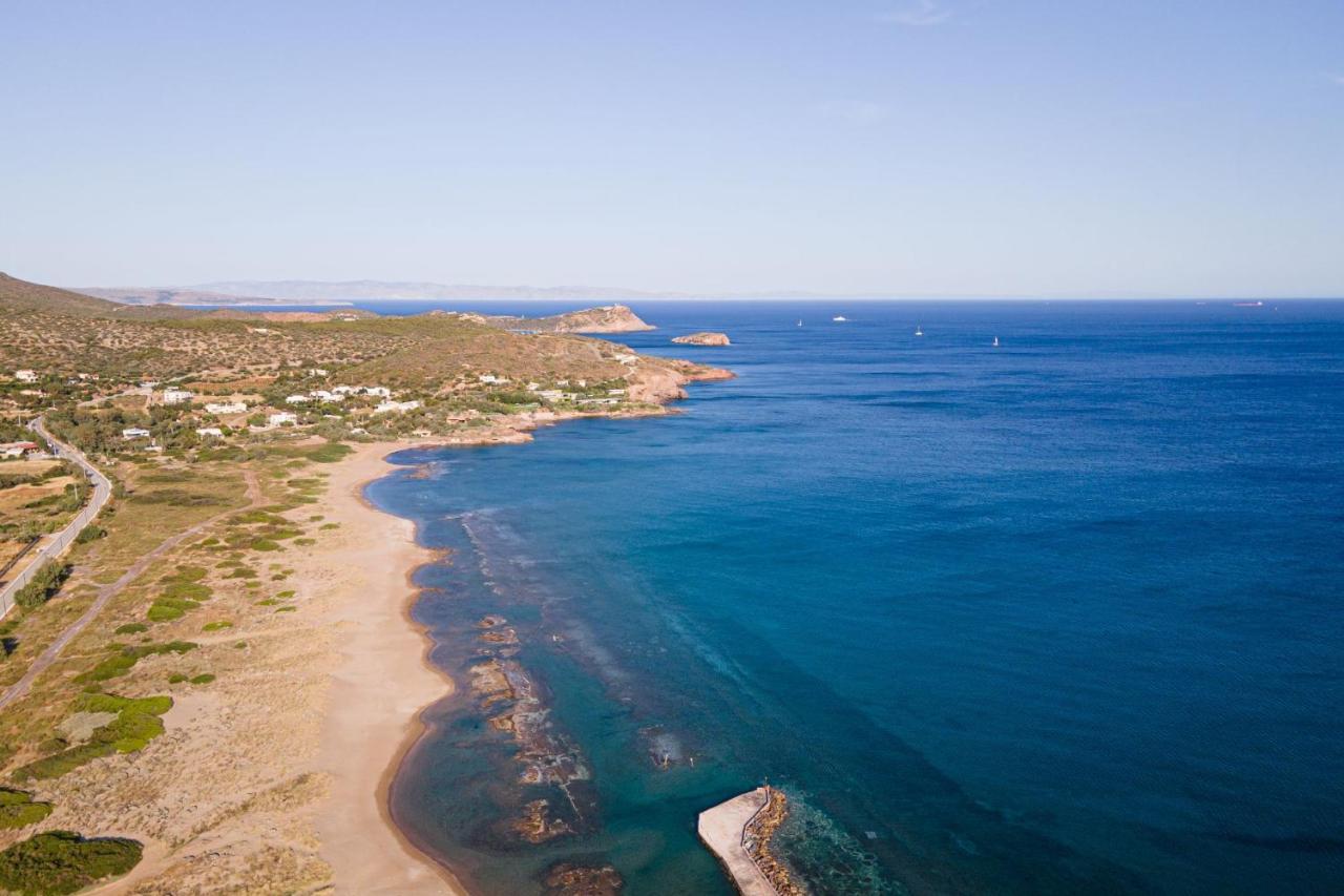 Ferienwohnung Sounio Panoramic Loft Kap Kap Sounion Exterior foto