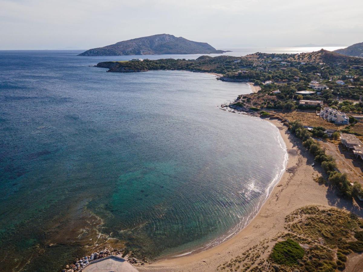 Ferienwohnung Sounio Panoramic Loft Kap Kap Sounion Exterior foto
